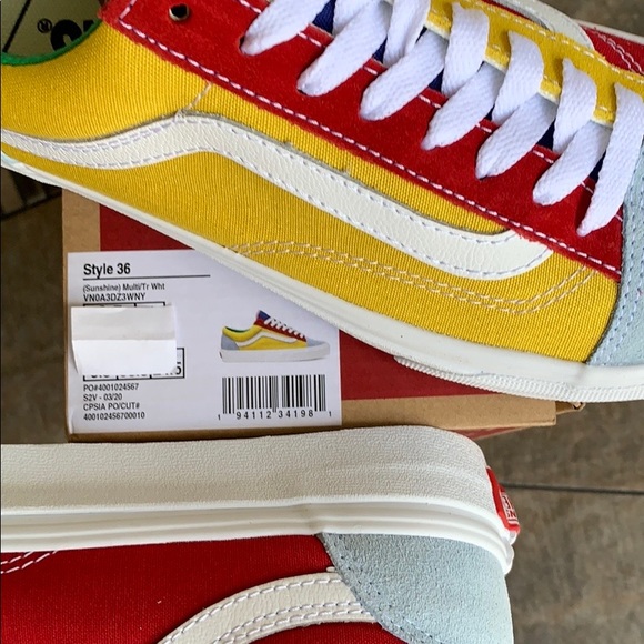 ••VANS STYLE 36 SUNSHINE multi/true white WMNS - Picture 11 of 16